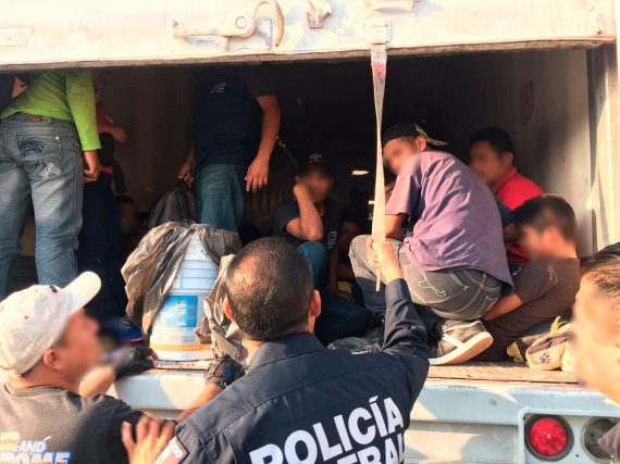 137 Migrantes  interceptados en Tamaulipas.