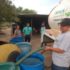 *COMAPA lleva en pipas agua potable al Rancho Las Palmas*  Cubren las necesidades del vital líquido a los pobladores del sur del municipio