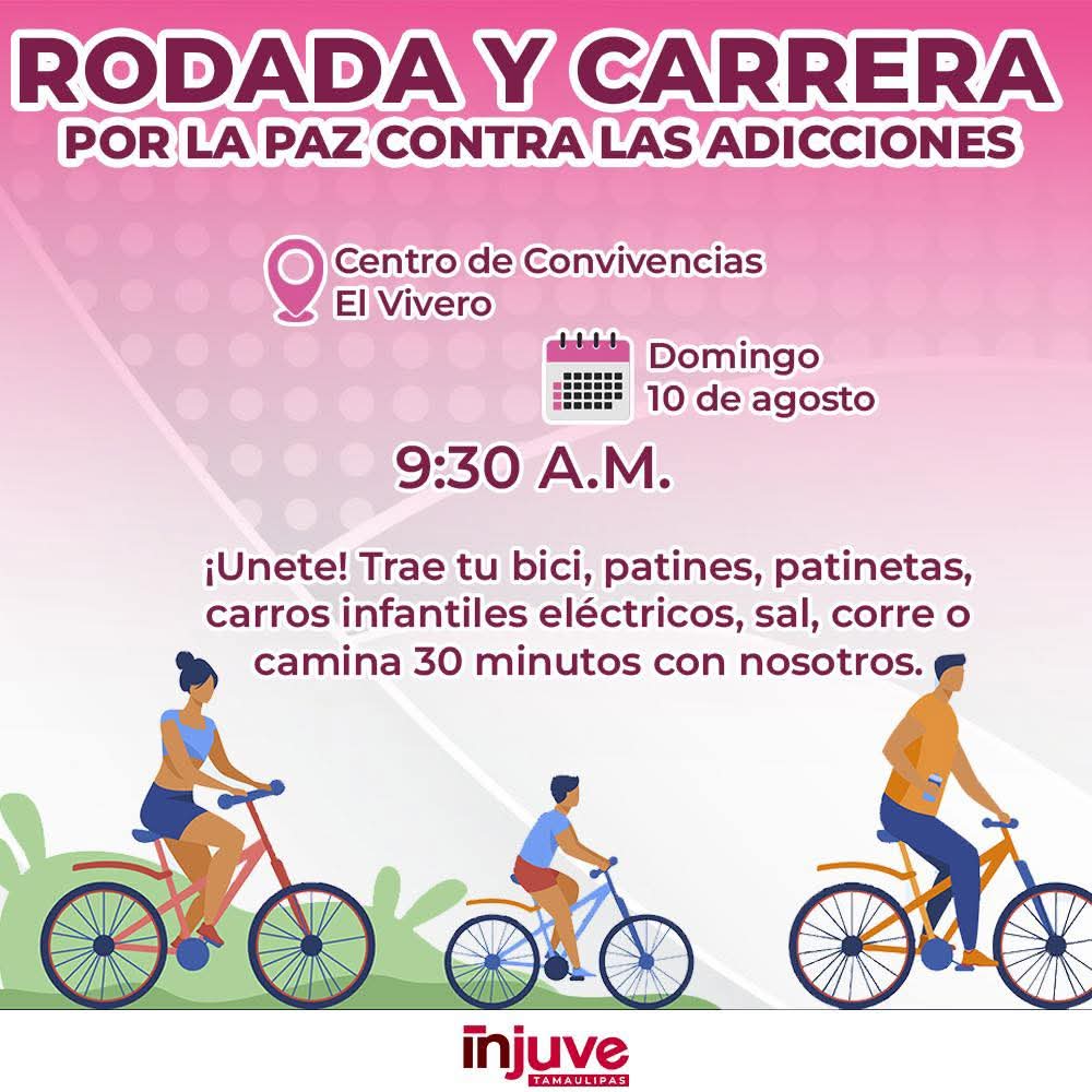 ANUNCIAN RODADA Y CARRERA POR LA JUVENTUD 2025 EN DÍAZ ORDAZ