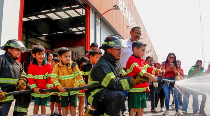 VIVEN PEQUEÑOS DE JARDÍN DE NIÑOS JUAN ESCUTIA MEMORABLE EXPERIENCIA EN PROTECCIÓN CIVIL Y BOMBEROS DE REYNOSA