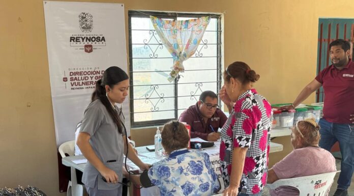 ATENDIÓ SALUD MUNICIPAL A RESIDENTES DE LAS ANACUAS EN REYNOSA