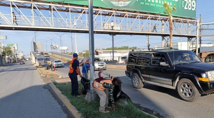 REFUERZA GOBIERNO DE REYNOSA ACCIONES DE LIMPIEZA EN COLONIAS Y VIALIDADES