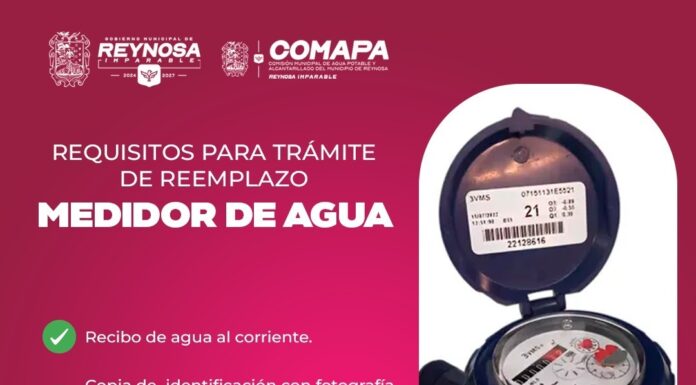 INVITA COMAPA A HACER REEMPLAZO DE MEDIDOR SÍ SE ENCUENTRA DAÑADO O EN MAL ESTADO