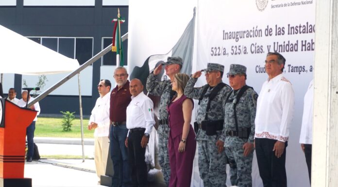 “SUMA DE VOLUNTADES Y TRABAJO CONJUNTO, FÓRMULA PARA CONSTRUIR LA PAZ QUE LAS FAMILIAS DEMANDAN Y MERECEN”; ASISTE ALCALDE A LA INAUGURACIÓN DEL 12/o. BATALLÓN DE LA GUARDIA NACIONAL