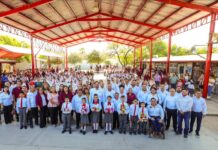 INAUGURARON ESTADO Y MUNICIPIO EL CICLO ESCOLAR 2025-2026 EN REYNOSA