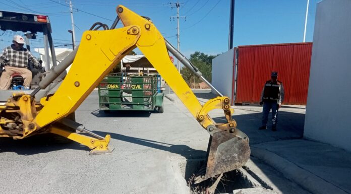 INSTALÓ EL MUNICIPIO UNA REJILLA DE DRENAJE PLUVIAL EN EL LIBRAMIENTO ECHEVERRÍA