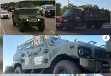 EJÉRCITO MEXICANO IRRUMPE EN CARRETERAS DE TEXAS RUMBO A MANIOBRAS EN EE. UU.