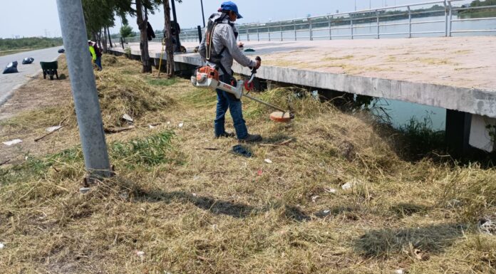 REFUERZA GOBIERNO DE REYNOSA MANTENIMIENTO DE ESPACIOS PÚBLICOS PARA BENEFICIO CIUDADANO