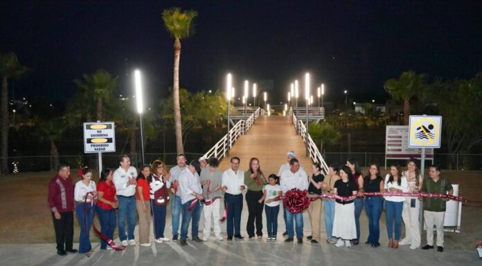 CONSOLIDA ALCALDESA CARMEN LILIA CANTUROSAS RESCATE DEL LAGUITO CON INVERSIÓN EN INFRAESTRUCTURA Y SANEAMIENTO