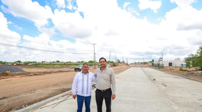 AVANZA TRANSFORMACIÓN DE REYNOSA CON PAVIMENTACIÓN DEL GOBIERNO DE CARLOS PEÑA ORTIZ