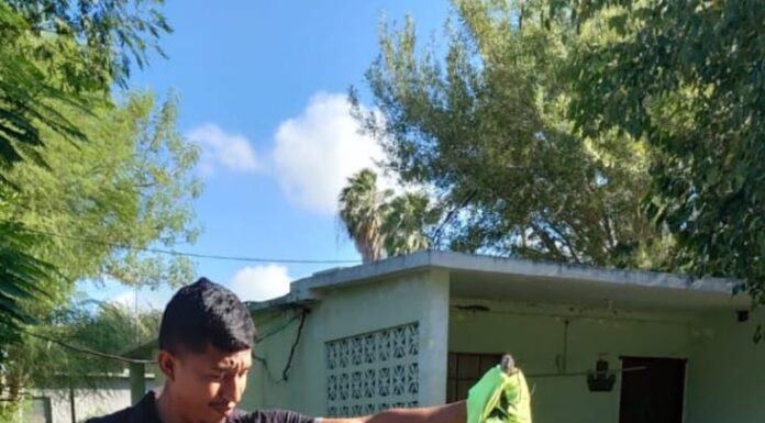 CAPTURAN Y LIBERAN VÍBORA NEGRA EN CAMARGO