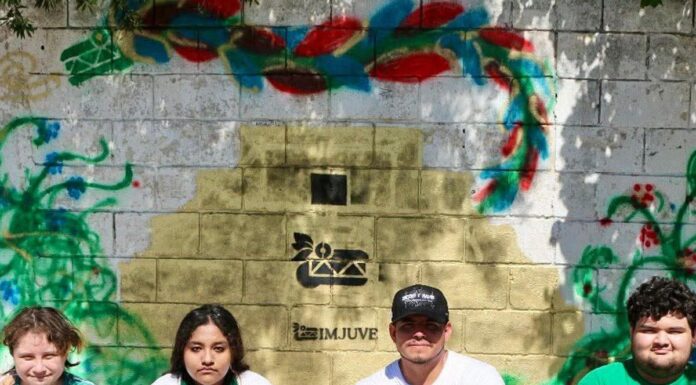 A TRAVÉS DEL IMJUVE, EL GOBIERNO DEL BIOL. RAMIRO CORTEZ PARTICIPA EN LA 2ª. JORNADA DE TEQUIOS Y MURALES POR LA PAZ Y CONTRA LAS ADICCIONES