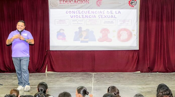 DIFUNDEN EN CBTis 125 CONFERENCIA SOBRE VIOLENCIA EN EL NOVIAZGO