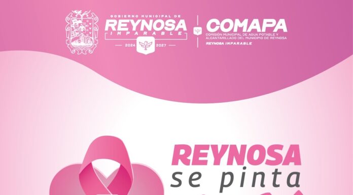IMPULSA COMAPA INICIATIVA DEL MUNICIPIO Y DIF-REYNOSA CONTRA EL CÁNCER DE MAMA