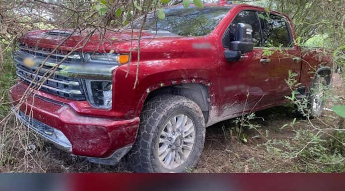 DECOMISAN CAMIONETA BLINDADA CON RIFLES BARRETT EN TAMAULIPAS