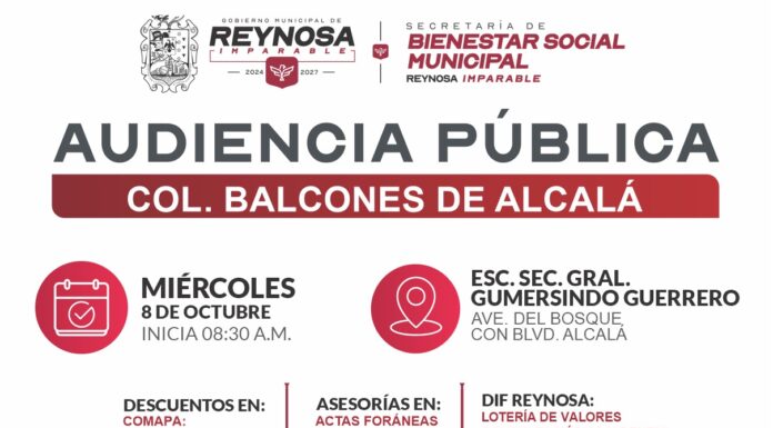 LLEVARÁ ALCALDE CARLOS PEÑA ORTIZ BENEFICIOS A BALCONES DE ALCALÁ CON AUDIENCIA PÚBLICA