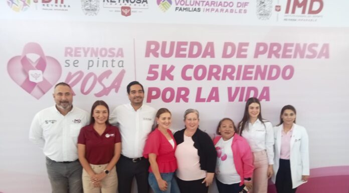 REYNOSA SE PINTA DE ROSA: DIF Y GOBIERNO MUNICIPAL IMPULSAN CARRERA Y PROGRAMAS DE PREVENCIÓN CONTRA EL CÁNCER DE MAMA