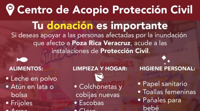 INVITAN A DÍAZ ORDAZ A SOLIDARIZARSE CON FAMILIAS AFECTADAS POR LLUVIAS EN VERACRUZ