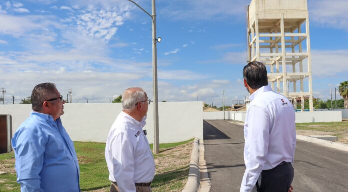 SUPERVISÓ ALCALDE CARLOS PEÑA ORTIZ ESTACIONES DE BOMBEO DE AGUA RESIDUAL Y POTABLE EN RIBERAS DEL CARMEN
