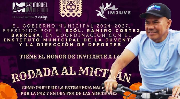 ¡INVITA GOBIERNO DEL BIOL. RAMIRO CORTEZ A LA RODADA A MICTLÁN, ESTE SÁBADO 25 DE OCTUBRE!