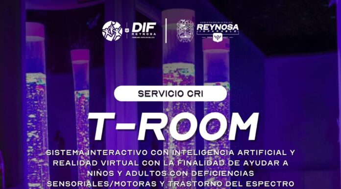 IMPULSA DIF-REYNOSA LA REHABILITACIÓN CON TECNOLOGÍA DE VANGUARDIA A TRAVÉS DEL T-Room