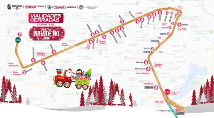 CONOCE LA RUTA DEL DESFILE NAVIDEÑO 2025 Y PLANEA TUS RECORRIDOS