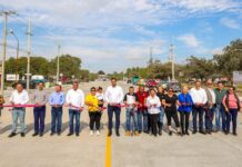 INAUGURA CARLOS PEÑA ORTIZ PAVIMENTACIÓN HIDRÁULICA EN LA CALLE CONDE DE SIERRA GORDA