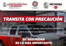 ALERTA PROTECCIÓN CIVIL Y BOMBEROS POR LLUVIAS EN REYNOSA