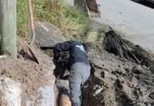 INSTALÓ COMAPA TUBERÍA DE DESCARGA SANITARIA EN DIFERENTES SECTORES DE LA CIUDAD