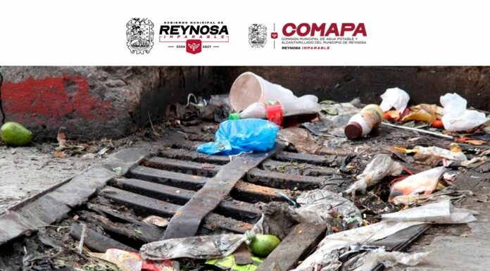 REITERA COMAPA IMPORTANCIA DE MANTENER LIMPIAS LAS CALLES Y ALCANTARILLAS