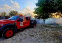 INCENDIO EN VIVIENDA DEL EJIDO VALADECES DEJA UNA RECÁMARA CONSUMIDA