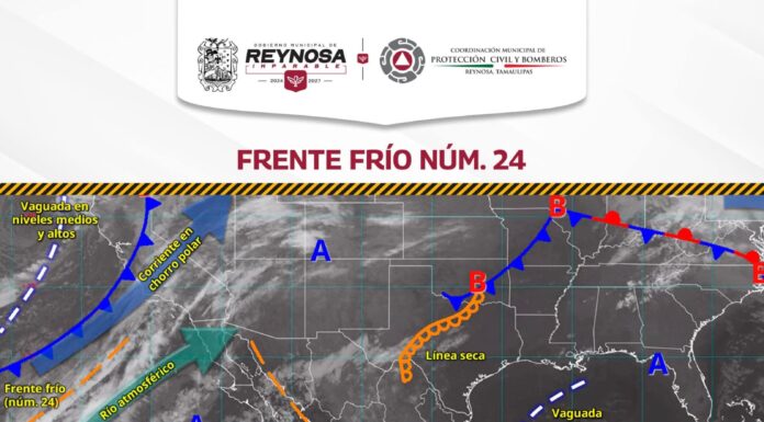 INICIA HOY DOMINGO 28 DESCENSO DE TEMPERATURAS E INCREMENTA PROBABILIDAD DE LLUVIA
