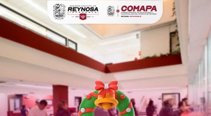 INFORMA COMAPA CIERRE DE SUCURSALES LOS DÍAS 31 DE DICIEMBRE Y 1 DE ENERO POR MOTIVO DE FESTIVIDADES DE FIN DE AÑO