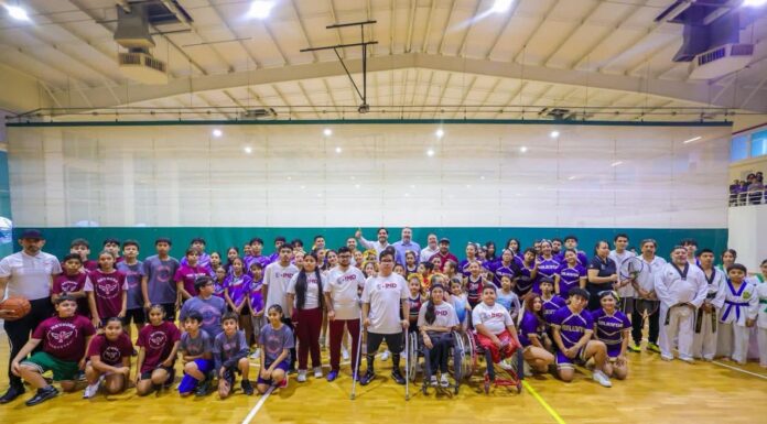 INVITA ALCALDE CARLOS PEÑA ORTIZ A INSCRIBIRSE EN LAS DISCIPLINAS DEL POLIDEPORTIVO