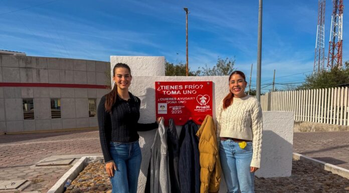 INSTALAN DIF-REYNOSA Y VOLUNTARIADO, PERCHEROS COMUNITARIOS EN APOYO A PERSONAS VULNERABLES