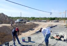 REALIZA COMAPA TRABAJOS DE LEVANTAMIENTO DE CAJA EN COLONIA LA ESCONDIDA