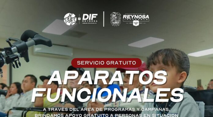BRINDA DIF-REYNOSA APARATOS FUNCIONALES QUE MEJORAN LA CALIDAD DE VIDA