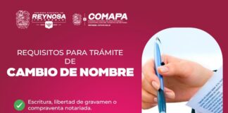 RECOMIENDA COMAPA MANTENER ACTUALIZADOS LOS DATOS DEL TITULAR DEL SERVICIO