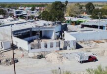 SUPERVISA NATALY GARCÍA DÍAZ AVANCES EN LA OBRA DEL ISSSTE EN DÍAZ ORDAZ; REPORTAN PROGRESO SIGNIFICATIVO