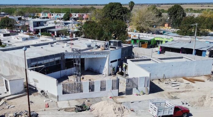 SUPERVISA NATALY GARCÍA DÍAZ AVANCES EN LA OBRA DEL ISSSTE EN DÍAZ ORDAZ; REPORTAN PROGRESO SIGNIFICATIVO