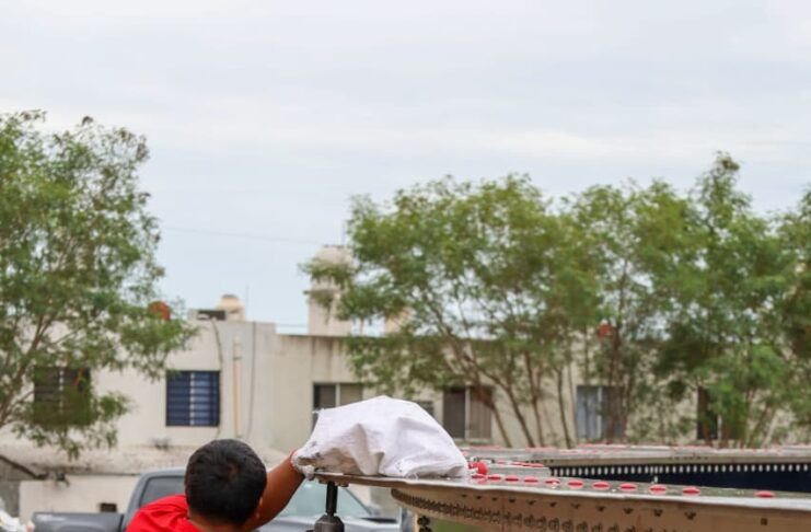 AVANZAN TRABAJOS DE CONSTRUCCIÓN DEL TANQUE CISTERNA EN LA PLANTA POTABILIZADORA RANCHO GRANDE