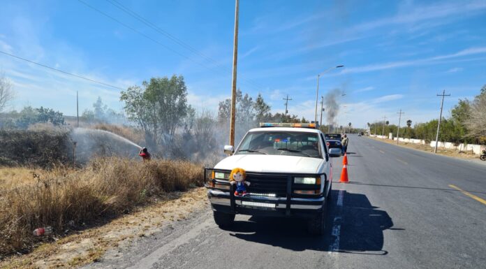 ATIENDEN PROTECCIÓN CIVIL Y BOMBEROS CUATRO INCENDIOS EN DISTINTOS PUNTOS DE CAMARGO