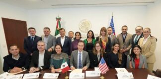 SOSTUVO SENADORA MAKI ORTIZ DIÁLOGO SOBRE TMEC CON LA PRIMERA MINISTRA DE EMBAJADA DE EEUU EN MÉXICO DEANNA KIM