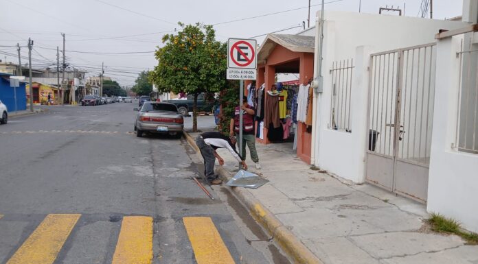 REFUERZAN SEGURIDAD VIAL EN ESCUELAS DE REYNOSA CON NUEVOS SEÑALAMIENTOS