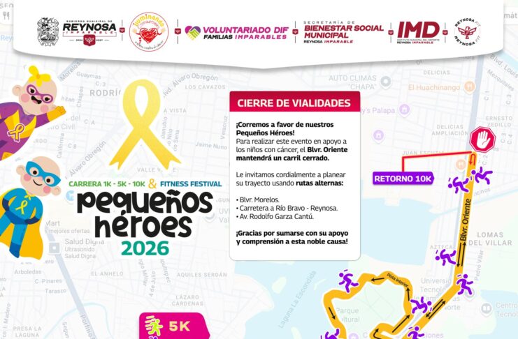 CERRARÁN EN BULEVAR ORIENTE UN CARRIL POR CARRERA 1K, 5K Y 10K ESTE DOMINGO 15