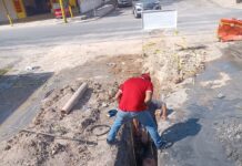 SUSTITUYE COMAPA REYNOSA TUBERÍA DE 16 PULGADAS EN LA COLONIA LONGORIA