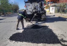 INTENSIFICA GOBIERNO DE CARLOS PEÑA ORTIZ LABORES DE BACHEO EN REYNOSA