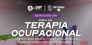 CUENTA DIF-REYNOSA CON NUEVA ÁREA DE TERAPIA OCUPACIONAL EN CRI