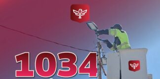 REYNOSA AVANZA CON MÁS DE MIL ACCIONES DE ALUMBRADO PÚBLICO EN UNA SEMANA