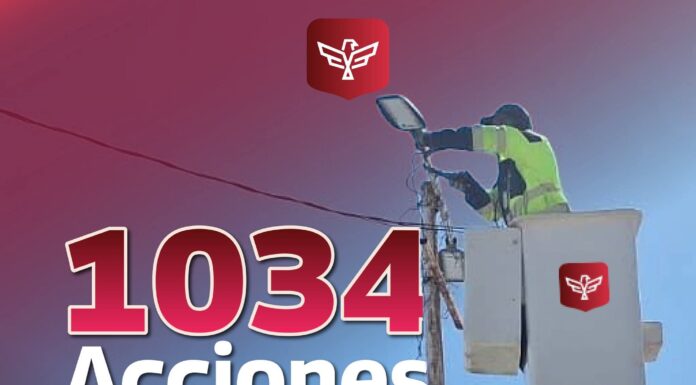 REYNOSA AVANZA CON MÁS DE MIL ACCIONES DE ALUMBRADO PÚBLICO EN UNA SEMANA